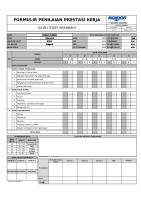 Form Penilaian Karyawan (Level Operator)