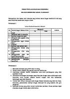 FORM PENILAIAN Laporan Hasil Observasi