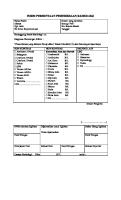 Form Permintaan Pemeriksaan Radiologi