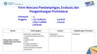 Form Rencana Pendampingan, Evaluasi, Dan Pengembangan Profesional 4