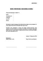 Form Surat Pernyataan (Belum Memiliki Rumah) [PDF]