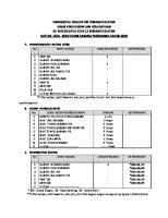 Format Daftar Usulan - SDN