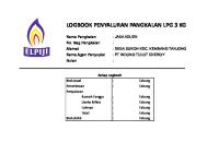 Format Log Book Pangkalan LPG 3 KG