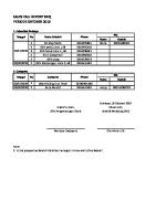 FORMAT Marketing Log Book Report