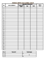 Format Penilaian Lomba Adzan