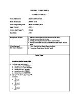 Format Tugas Wajib Tugas Tutorial: I [PDF]