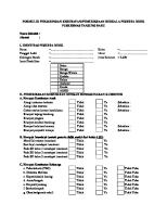 Formulir Penjaringan Kesehatan