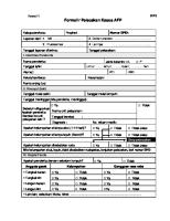 (FP1) Formulir Pelacakan Kasus AFP [PDF]