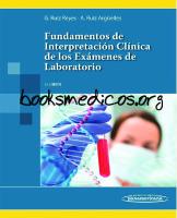 Fundamentos de Interpretacion Clinica de Los Examenes de Laboratorio PDF