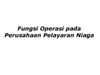 Fungsi Operasi Pelayaran Niaga [PDF]