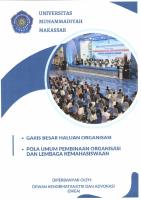 Gbho & Pola Umum Pembinaan Organisasi Dan Lembaga Mahasiswa