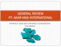 Gen Rev PT Akar Mas International Pomala Sultra [PDF]