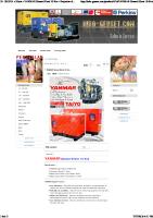 Genset Yanmar 10 KVA