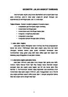 Geometri Jalan Tambang [PDF]