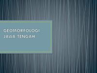 Geomorfologi Jawa Tengah Fix