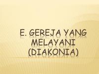 Gereja Yang Melayani (Diakonia) [PDF]