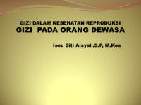 Gizi Pada Orang Dewasa [PDF]