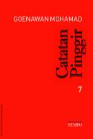 Goenawan Mohamad - Catatan Pinggir 07 PDF [PDF]