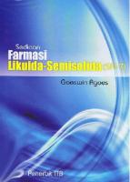 Goeswin Agoes Sediaan Farmasi Likuida Semisolida SFI 7. Intro PDF