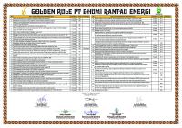 Golden Rule tambang - 2020