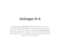 Golongan III A