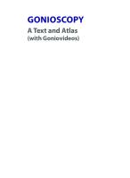 Gonioscopy A Text and Atlas (With Goniovideos) [PDF]