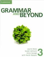 Grammar and Beyond Level 3 Student-S Book