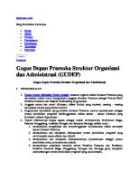 Gugus Depan Pramuka Struktur Organisasi