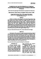 Hambur Balik Akustik Permukaan Substrat Dasar Perairan Menggunakan Echosounder Bim Tunggal [PDF]