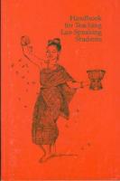 Handbook for Teaching Lao-Speaking Students