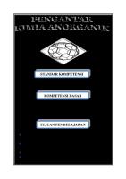 Handout Pengantar Kimia Anorganik