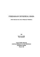 Handout Persamaan Diferensial 1