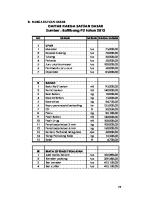 Harga Satuan Dasar & Analisa Harga