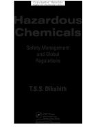 Hazardous Chemicals: T.S.S. Dikshith