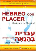 Hebreo con placer (sin ayuda de maestro) [Primera edición]
 0004100023853