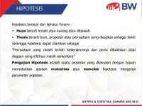 Hipotesis