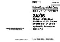 Hitachi ZX200-5G EQUIPMENT PART CATALOG PDF