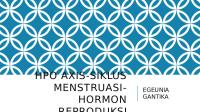 Hpo Axis-Siklus Menstruasi-Hormon Reproduksi