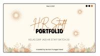 HR Staff: Portfolio