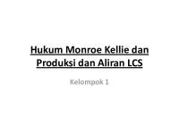 Hukum Monroe Kellie Dan Produksi Dan Aliran LCS