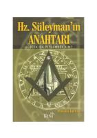 Hz. Süleyman'ın Anahtarı