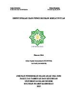 Identifikasi Dan Pengukuran Kreativitas [PDF]