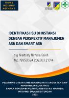 Identifikasi Isu Mengenai Manajemen Dan Smart Asn