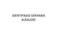 Identifikasi Senyawa Alkaloid