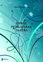 Ihwal Pengajaran Sastra (Ed: Firman Nugraha)