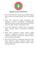 Ikrar Guru Indonesia [PDF]