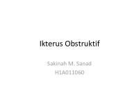 Ikterus Obstruktif