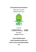 Ilmu Makkiyah Dan Madaniyah Kel 5