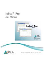 Indico Pro: User Manual