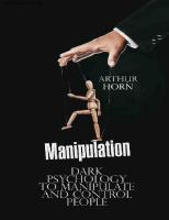 (Indonesia) Manipulation Dark Psychology To Manipulate and Control People PDF [PDF]